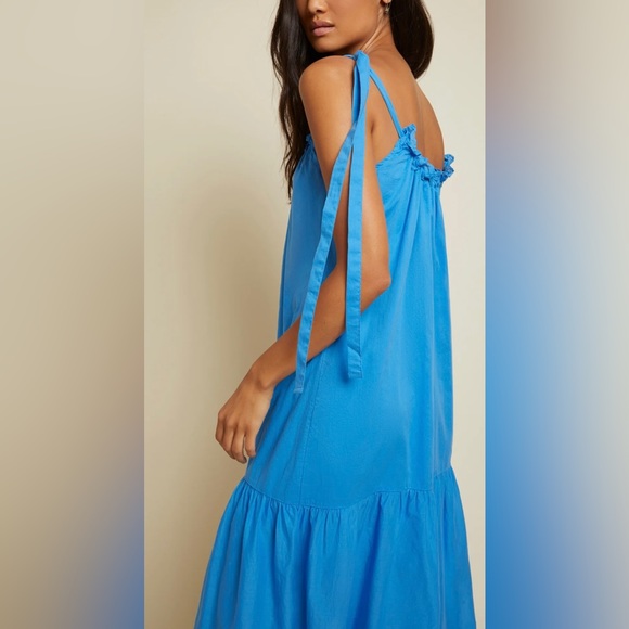 Nation LTD Sequoia Maxi Dress, Color - Lapis, Size Small, NWT - Picture 2 of 7